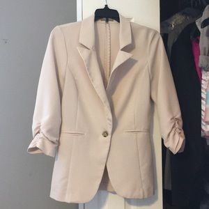 Charlotte Russe blush blazer medium